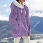 Felpa oversize con cappuccio da donna