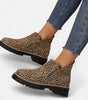 Bottines courtes à semelle crantée pour femmes