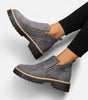 Bottines courtes à semelle crantée pour femmes