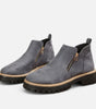 Bottines courtes à semelle crantée pour femmes