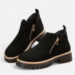 Bottines courtes à semelle crantée pour femmes