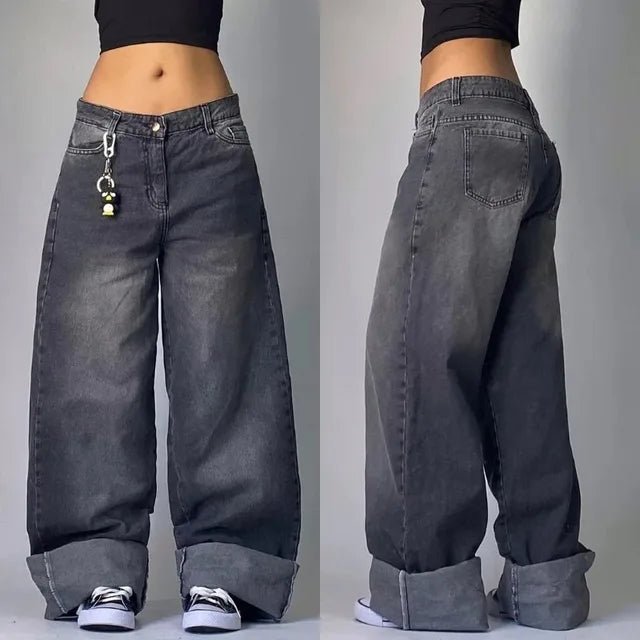Jean Cargo Rétro Lâche pour Femme - Emilia Lane
