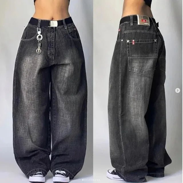 Jeans Cargo Taille Haute pour Femmes - Emilia Lane