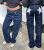 Jeans décontractés à motif d'étoiles pour Femme - Emilia Lane