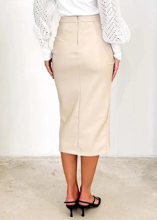 Jupe en cuir synthétique pour Femme - Emilia Lane
