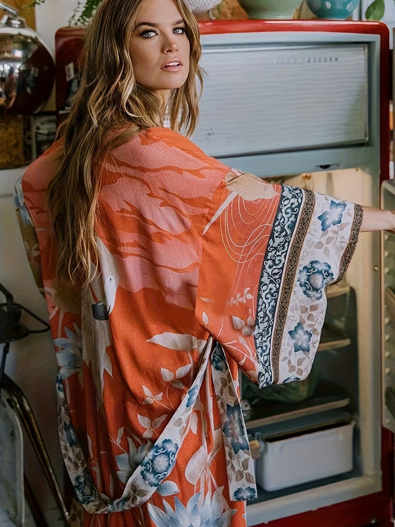 Kimono en coton pour Femme - Emilia Lane