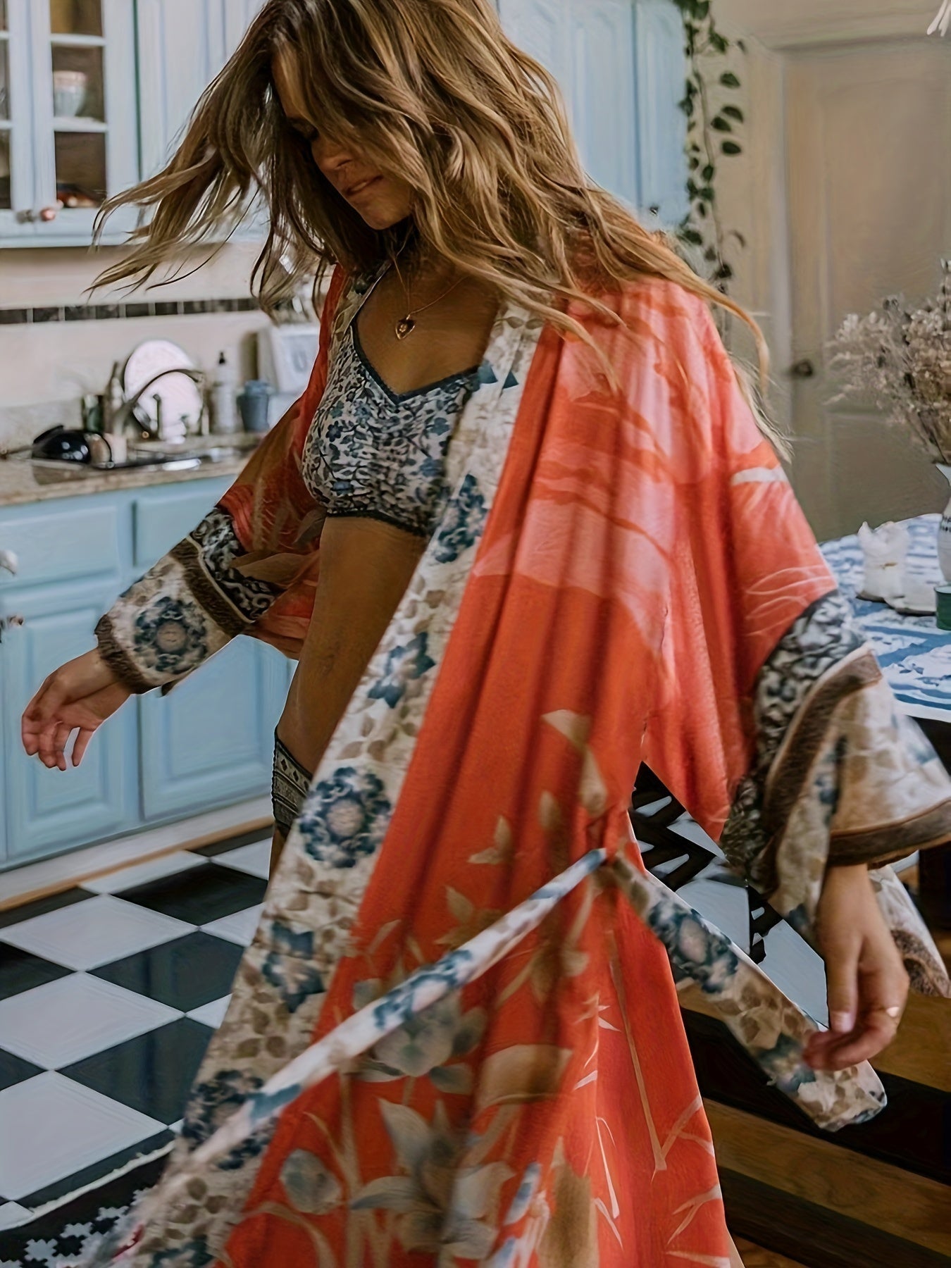 Kimono en coton pour Femme - Emilia Lane
