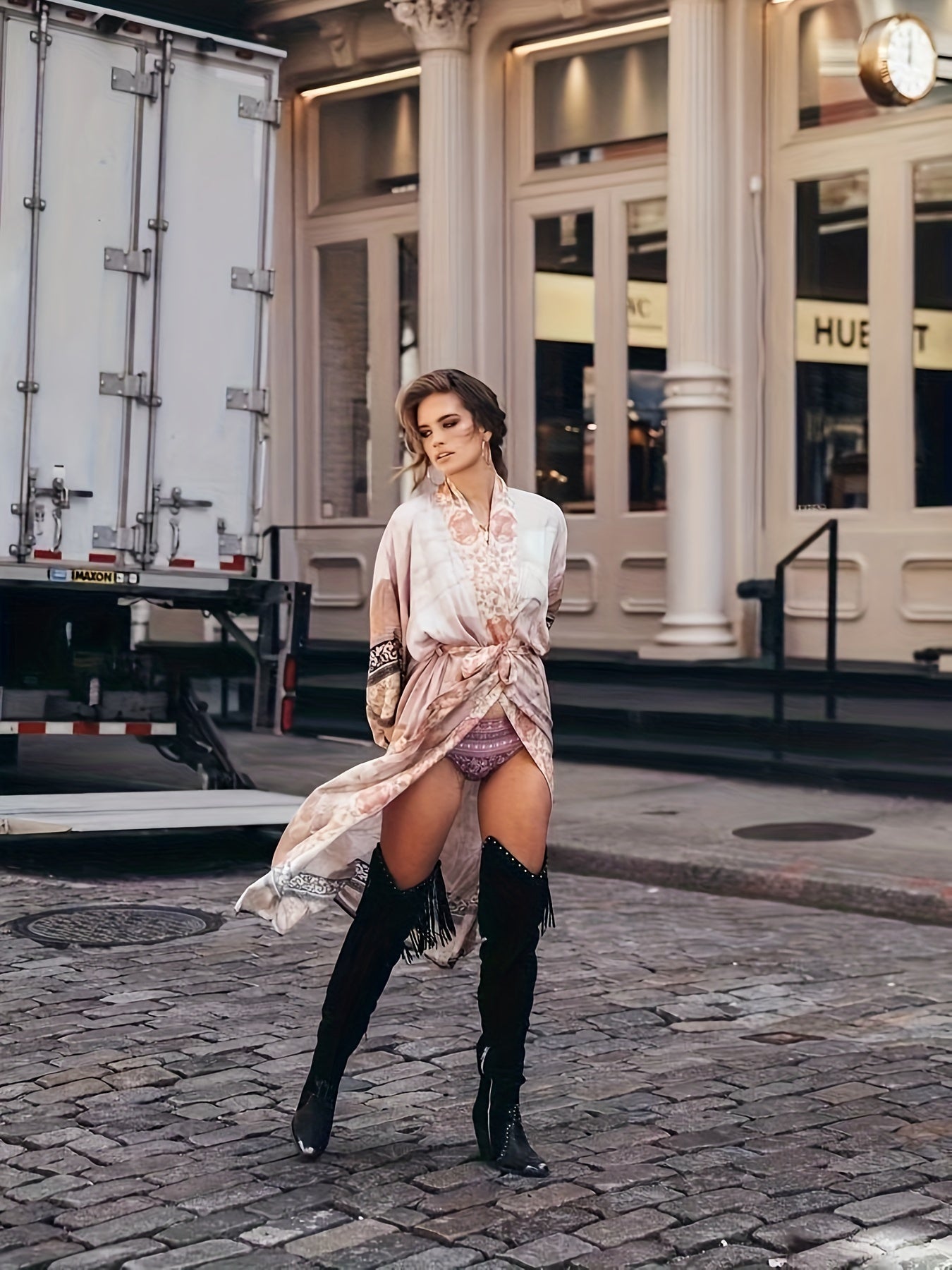 Kimono en coton pour Femme - Emilia Lane