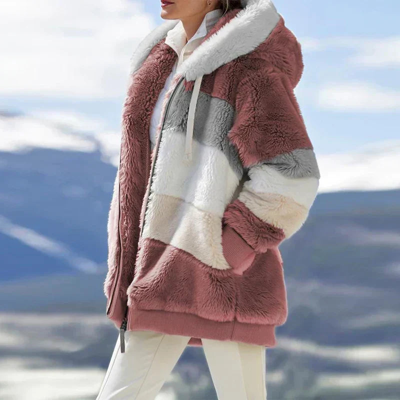 Felpa oversize con cappuccio da donna