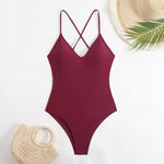 Maillot de Bain Une Pièce à Bretelles Croisées pour Femme - Emilia Lane