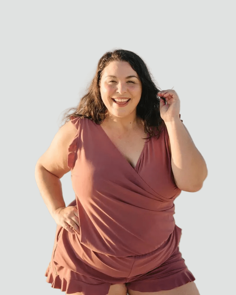 Maillot de bain une pièce sculptant pour femme | Idéale pour la plage - Emilia Lane