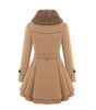 Manteau à Col en Fausse Fourrure pour Femmes - Emilia Lane