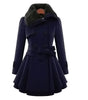 Manteau à Col en Fausse Fourrure pour Femmes - Emilia Lane