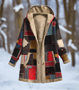 Manteau ample en mélange lin - coton pour femme - Emilia Lane