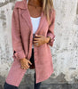 Manteau boutonné à col tailleur pour Femmes - Emilia Lane