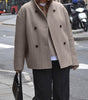 Manteau Caban à Double Boutonnage pour Femmes - Emilia Lane