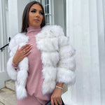 Manteau élégant en fausse fourrure pour femme - Emilia Lane