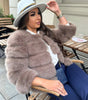 Manteau élégant en fausse fourrure pour femme - Emilia Lane