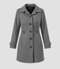 Manteau Élégant Mi - Long pour Femme - Emilia Lane