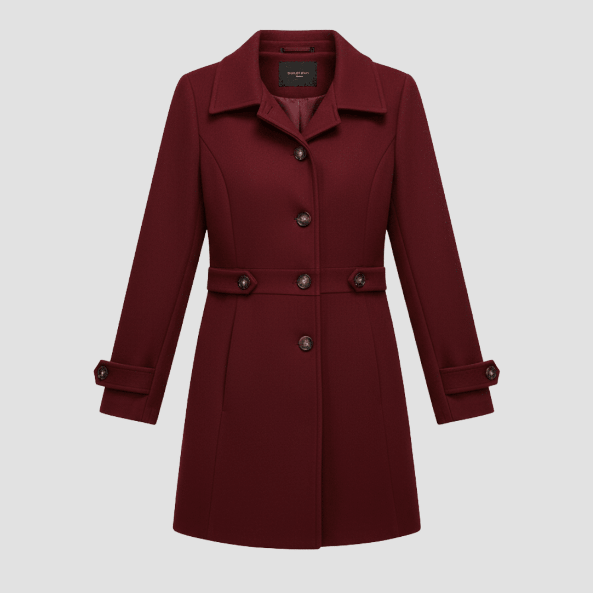 Manteau Élégant Mi - Long pour Femme - Emilia Lane
