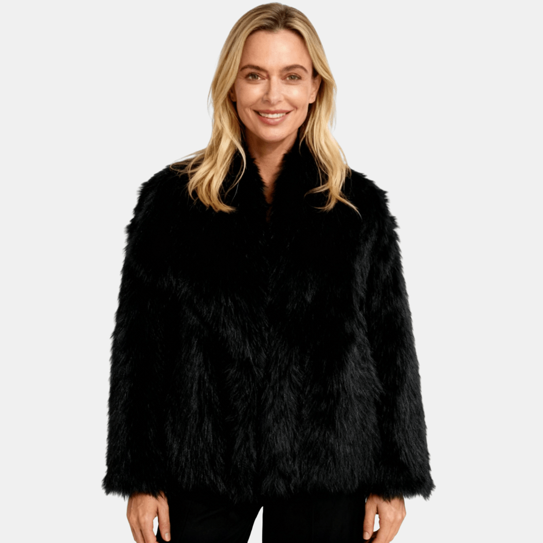 Manteau en fausse fourrure pour femme - Emilia Lane