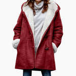 Manteau Grande Taille pour Femmes avec Poches et Fermeture Boucle - Emilia Lane