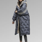 Manteau Long à Capuche en Duvet pour Femme - Emilia Lane