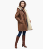 Manteau Long à Capuche et Doublure Synthétique pour Femmes - Emilia Lane