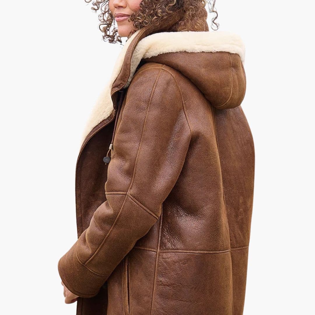 Manteau Long à Capuche et Doublure Synthétique pour Femmes - Emilia Lane