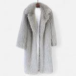 Manteau Long en Fausse Fourrure pour Femmes - Emilia Lane