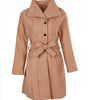 Manteau long femme avec ceinture - Emilia Lane