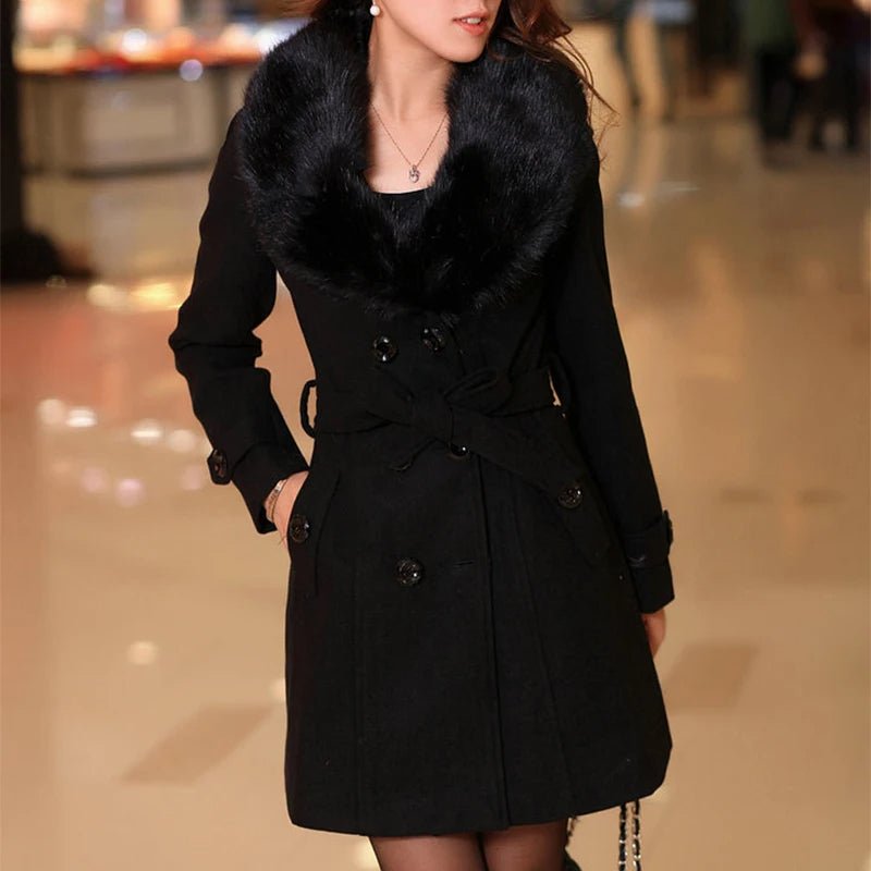Manteau Luxueux en Fourrure pour Femmes - Emilia Lane