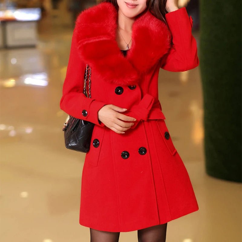 Manteau Luxueux en Fourrure pour Femmes - Emilia Lane