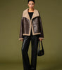 Manteau Réversible en Laine Composite pour Femme - Emilia Lane