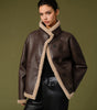 Manteau Réversible en Laine Composite pour Femme - Emilia Lane