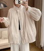 Manteau Zip Pleat pour Femmes - Emilia Lane