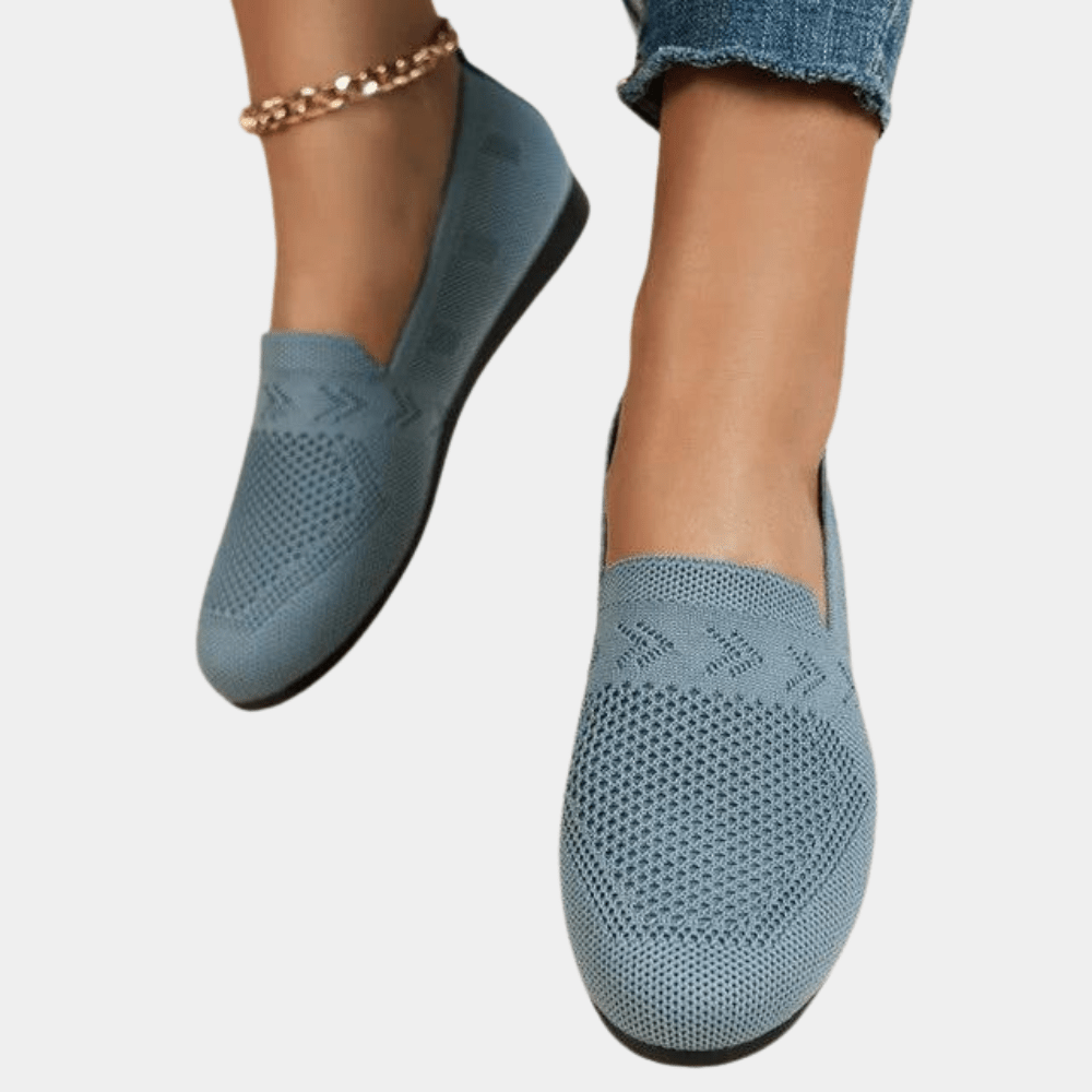 Mocassins à Enfiler en Mesh pour Femmes - Emilia Lane