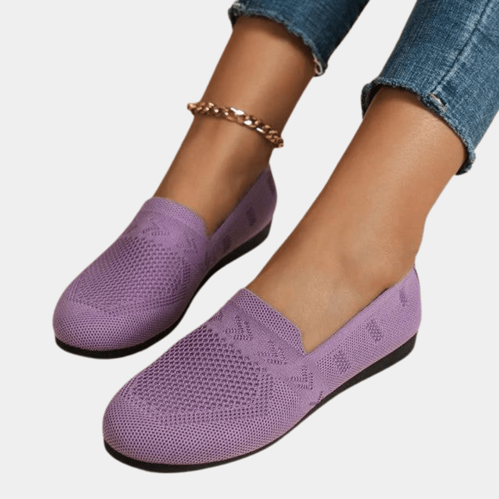 Mocassins à Enfiler en Mesh pour Femmes - Emilia Lane