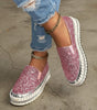 Mocassins à Plateforme Pailletée pour Femmes - Emilia Lane