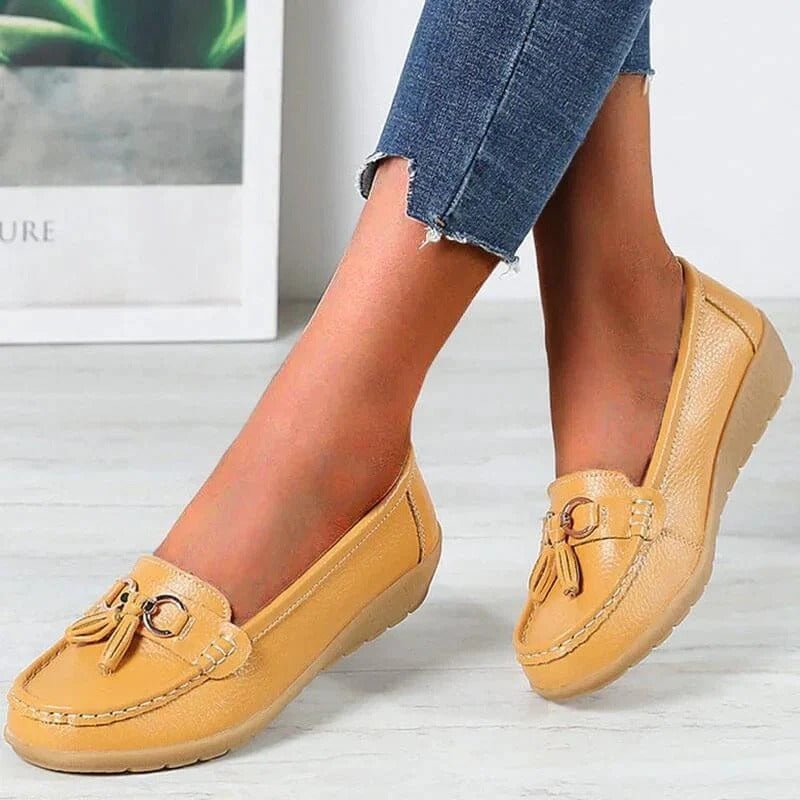 Mocassins Orthopédiques en Cuir pour Femmes - Emilia Lane