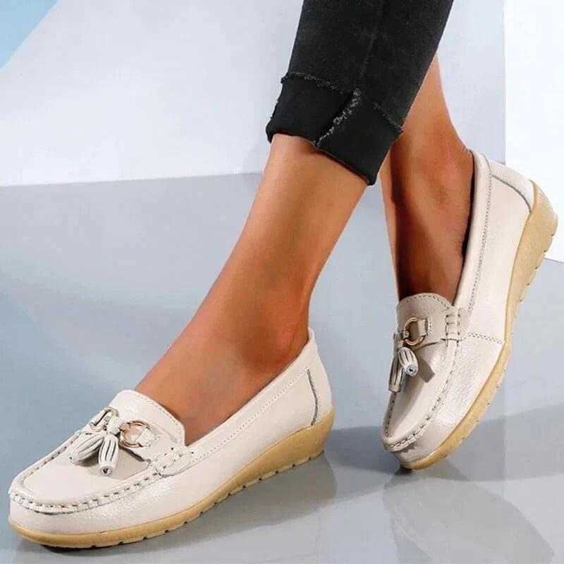 Mocassins Orthopédiques en Cuir pour Femmes - Emilia Lane