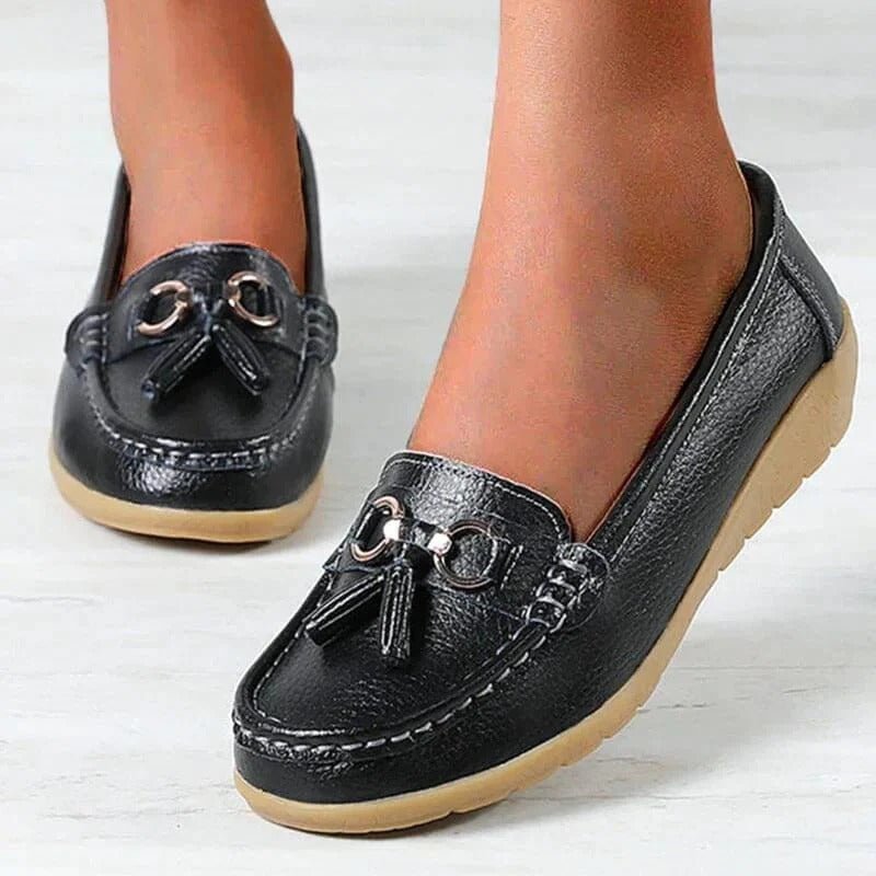 Mocassins Orthopédiques en Cuir pour Femmes - Emilia Lane