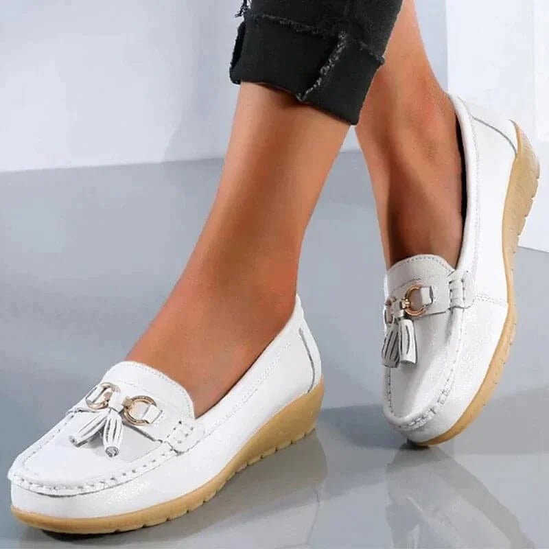 Mocassins Orthopédiques en Cuir pour Femmes - Emilia Lane