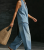 Completo in denim due pezzi da donna | Ideale per tutti i giorni