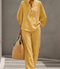 Completo casual da donna con pantaloni larghi | Ideale per l'estate