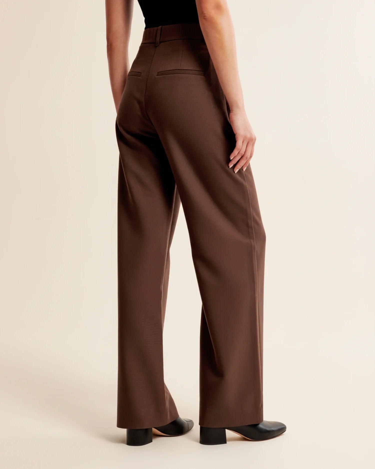 Pantalon à Jambes Larges et Taille Haute pour Femmes - Emilia Lane