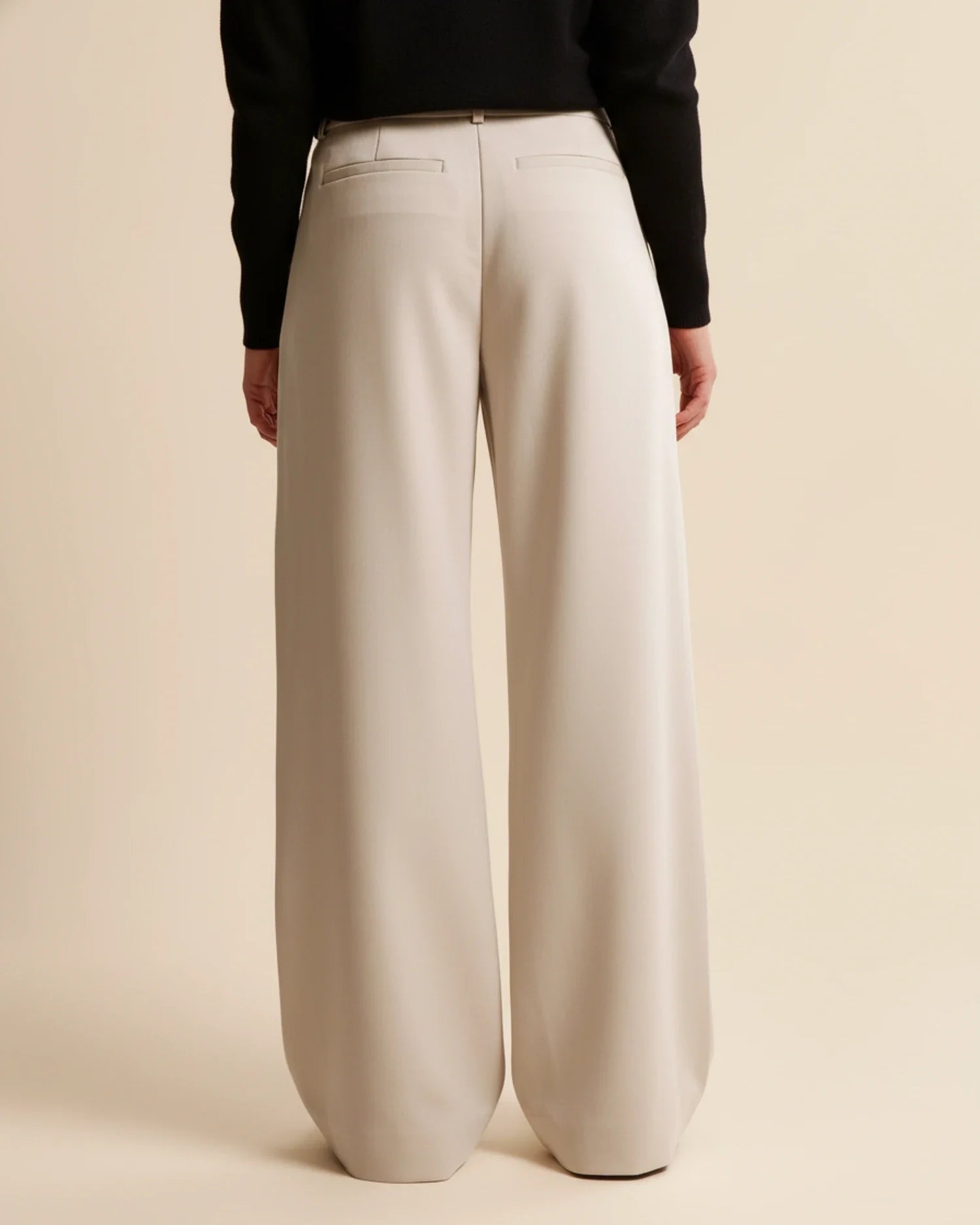 Pantalon à Jambes Larges et Taille Haute pour Femmes - Emilia Lane