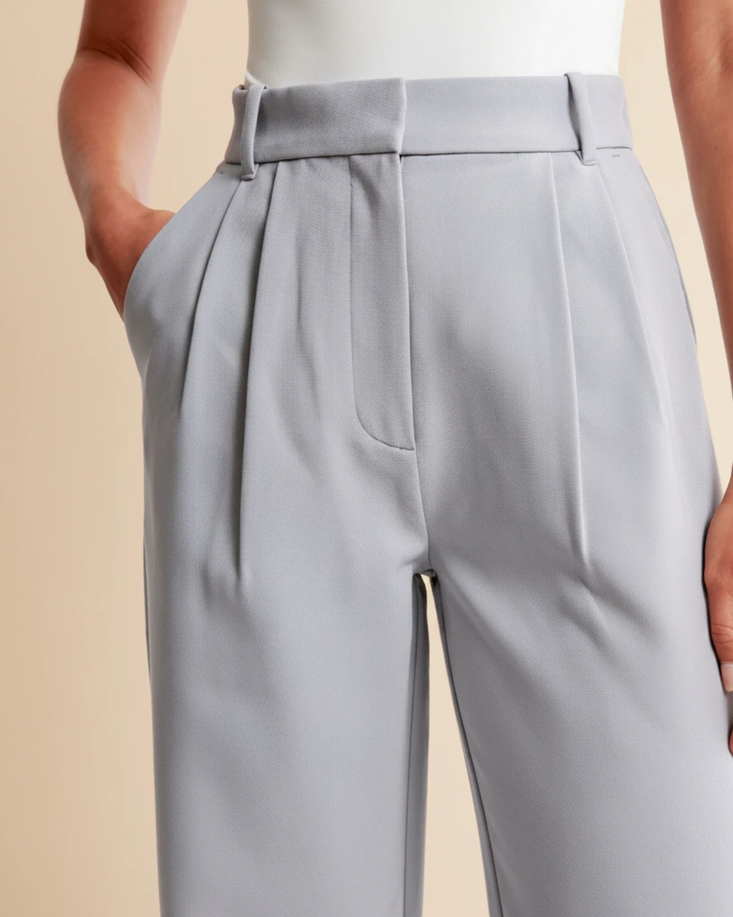 Pantalon à Jambes Larges et Taille Haute pour Femmes - Emilia Lane