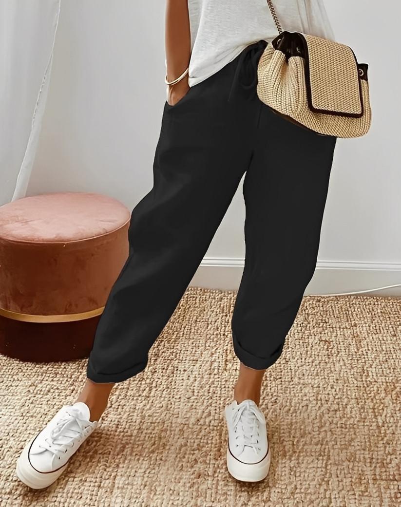 Pantaloni casual in lino da donna | Ideali per l'estate