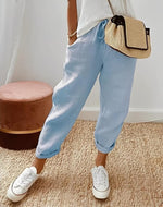 Pantaloni casual in lino da donna | Ideali per l'estate